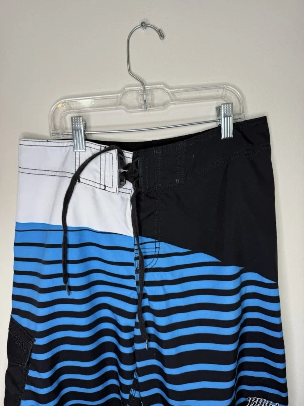 Vintage Y2K Billabong Board Shorts Swim Trunks Spell Out Color Block